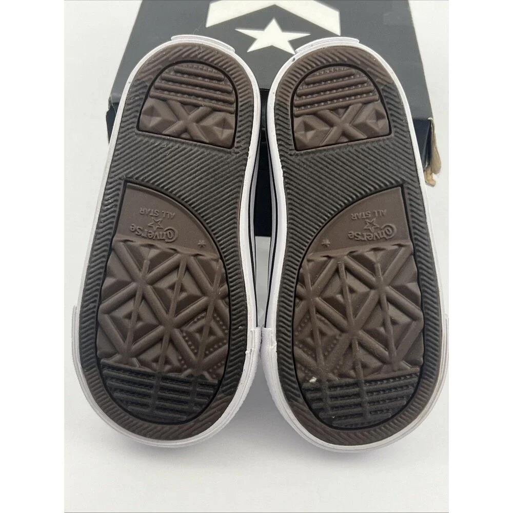 Converse Chuck Taylor All Star Infant Toddler Black Low Top Shoes US 6 NIB 7J235